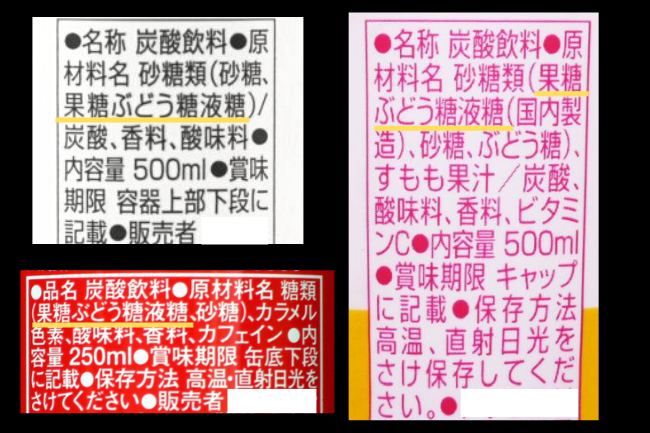 果糖ぶどう糖液糖
